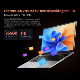 Blackview AceBook 6 Laptop 15,6 inch Full HD - 16 GB RAM - 256 GB SSD AMD Ryzen 5 3500U + SCM8 15,3" Draagbare Monitor Combinatiepakket, FHD+ IPS Scherm, 100% sRGB, Dual-band WiFi, Plug & Play, (Grijs) — thumbnail 8