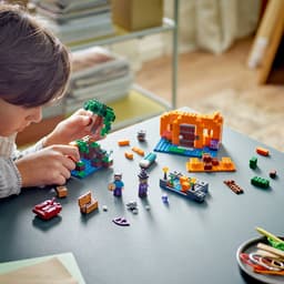 LEGO Minecraft De pompoenboerderij Speelgoed Boerderij Huis Halloween Set met Minifiguren - 21248 — thumbnail 21
