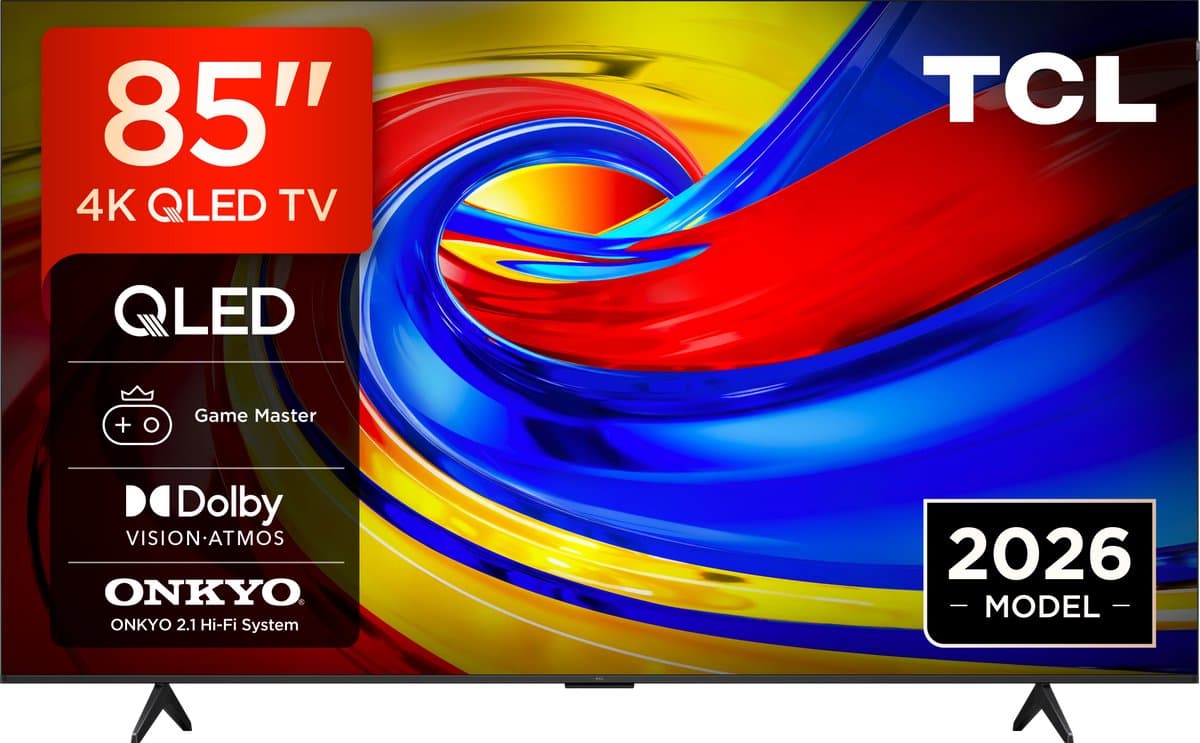 TCL 85P79L - 85 inch - 4K QLED - 2026 - Smart TV — afbeelding 1