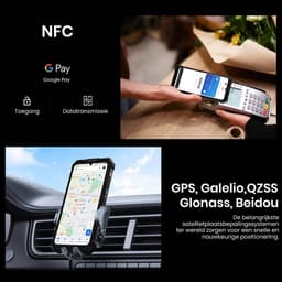 FOSSiBOT F110L Robuuste Smartphone - Dual SIM - 4GB RAM - 128GB ROM - 10000mAh - 6,745 inch HD+ IPS Scherm - IP68 Waterdicht Telefoon -Android 15- GPS,NFC,OTG - ijzergrijs — thumbnail 9