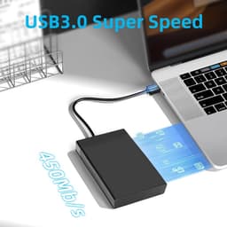 Externe Hdd Zaak 2.5/3. 5 SSD HDD Externe Harde Schijf Doos Behuizing 5Gbps/s Sata Naar Usb 3.0 Harde Schijf Geval Adapter — thumbnail 2