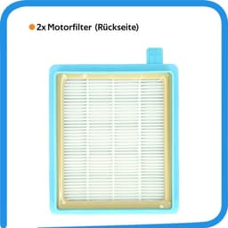 2x HEPA Filter Set Geschikt voor Philips PowerPro Compact & Active - Vervanging FC8058/01 - Voor o.a. FC8470 FC8630 FC9320 FC9530 - 4-delige Set — thumbnail 6