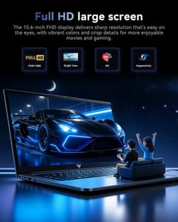 ACEMAGIC Gaming Laptop - 15,6 Zoll - Intel Core i5-12600H-Prozessor (tot 4,5 GHz) - 16 GB RAM DDR4 - 512 GB/4TB SSD - WiFi 6 - Type C - Window 11 Pro - Grijs — thumbnail 8
