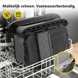 Dewelling XXL Dual Zone Heteluchtfriteuse DUAF-LR-100A 11L – 2950W Airfryer met Zichtvenster en Uitneembare Scheidingswand — thumbnail 8