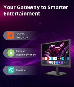 Kleine HD 1080P Smart TV met WebOS, ATSC/HDMI/USB/AV-tuner voor Camper of Keuken — thumbnail 7