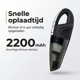 Kruimelzuiger- Kruimeldief snoerloos - Handstofzuiger met 4 opzetstukken - Zedar S300 — thumbnail 6