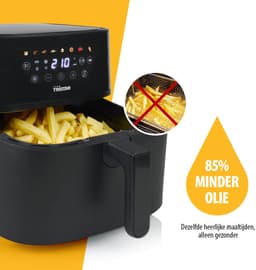 Airfryer 8 Liter – 2000W – Digitale Airfryer met LED Touchscreen – 8 Programma’s – PFAS-vrije Antiaanbaklaag – Tristar FR-9071 – Zwart — thumbnail 7