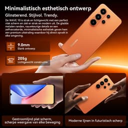 Blackview WAVE 10 Smartphone 4G AI - DUAL SIM - 32 GB RAM - 128 GB ROM - Octa Core - Android 16 - 6,88 inch - 5000mAh - Zwart — thumbnail 8