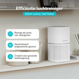 Bloomfold Luchtreiniger - Air Purifier - HEPA 13 filter + koolstoffilter - CADR: 240m3/h - Luchtkwaliteit indicator - 3 standen + slaapstand — thumbnail 8