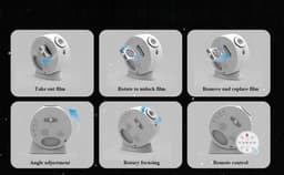 Upgrade Sterrenprojector - 13-in-1 Galaxy Lamp met Bluetooth Speaker & Slaapgeluiden — thumbnail 8