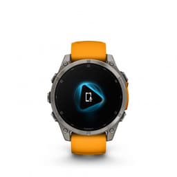 Garmin Fenix 8 Sapphire AMOLED 47mm - Titanium - Multisport GPS Smartwatch - Spark Orange/Graphite — thumbnail 12