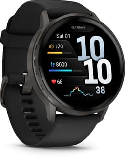 Garmin Venu 4 - Multisport smartwach - 45 mm - AMOLED - Slate Grijs/Zwart — thumbnail 2