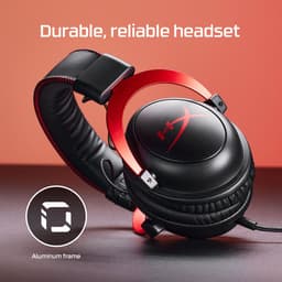HyperX Cloud II - Bedrade Gaming Headset - Geschikt voor PC/PS5/PS4/Switch - Rood — thumbnail 6