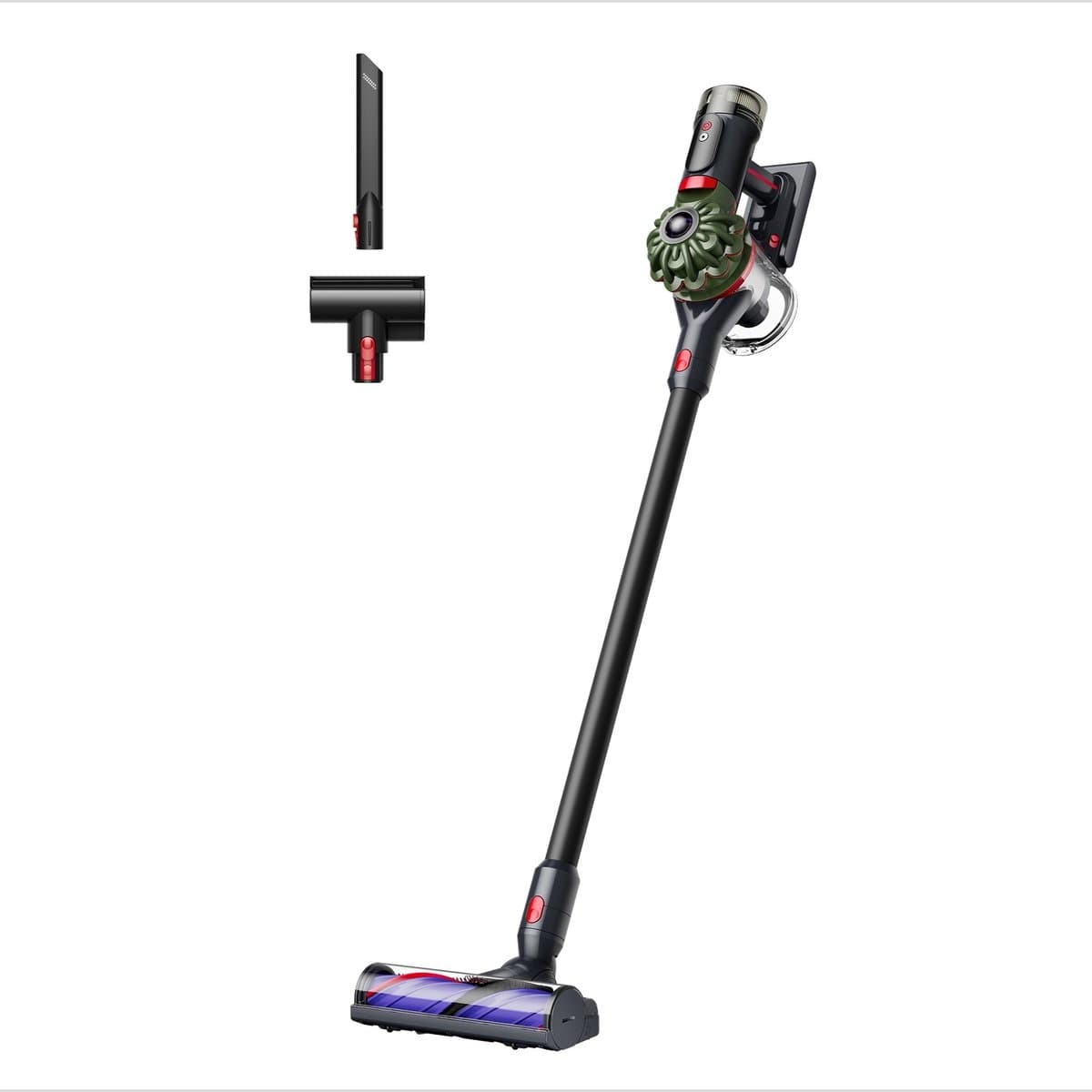 Dyson V8 Cyclone - Steelstofzuiger - Zwart/Groen - 150 Air Watts — afbeelding 1