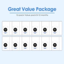 (12 Stuks Stofzakken) T30S Vervangende Stofzakken Compatibel met ECOVACS DEEBOT T30S/ T30S Combo/ X2 Combo Vacuum Cleaner, Accessoires Dust Bags voor T30S Combo Vacuum Cleaner, Collecting Bags. — thumbnail 5