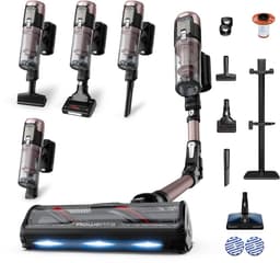 Rowenta X-Force Flex 16.60 RH9CD9 - Steelstofzuiger - Draadloos - Met dweilfunctie - 315 Airwatt - Flexibele buis - 2 uur gebruikstijd - Blauwe LED verlichting zuigmond — thumbnail 2