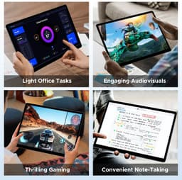 Doogee TAB E3 Max VIP - Tablet - 32 GB RAM + 256 GB ROM /TF 2TB -MTK Helio G100 - 14 inth Ips - Android 15 - 13500mAh - 4G LTE - 5G WLAN - Vier luidsprekers - GPS - Blauw — thumbnail 5