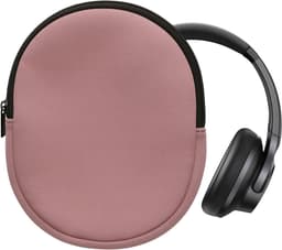 kwmobile hoes geschikt voor Anker Soundcore Q20i - 20 x 16 cm - Beschermhoes voor headset in donkerroze - Van neopreen — thumbnail 1