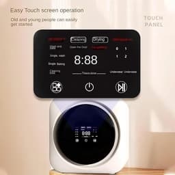 Mini Draagbare Wasmachine en Drogercombinatie voor Babykleding en Ondergoed — thumbnail 8