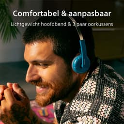 PHILIPS TAH2000TL/00 Draadloze on-ear koptelefoon - multipoint aansluiting - Retro Look - Light Weight - Teal Blauw — thumbnail 14