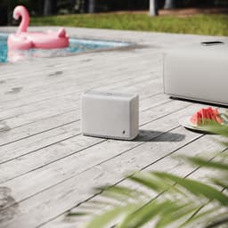 Audio Pro A15 W Draagbare Smart Multiroom Actieve Luidspreker - Audio Pro Multiroom (Linkplay) - Ruimtecorrectie - Waterbestendig IPX2 - Wit — thumbnail 5