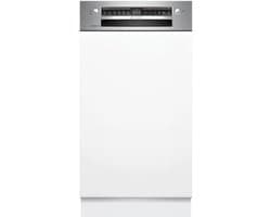 Bosch SPI4HMS49E - Serie 4 - Inbouwvaatwasser - 45 cm - Geborsteld staal - 45 cm - Energielabel E