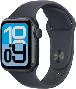 Apple Watch SE 3 - Wifi - 40mm - Midnight Aluminium Case with Midnight Sport Band - M/L — thumbnail 1