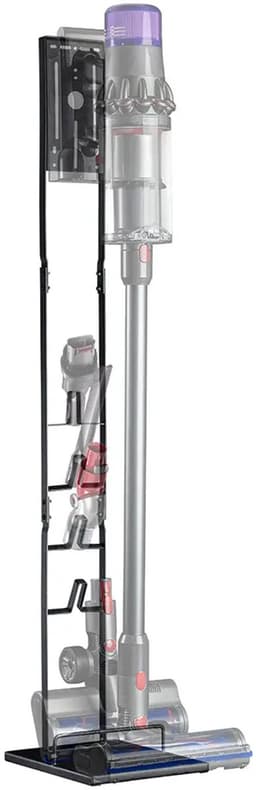SQOON® Stofzuigerstandaard - Universeel -Geschikt voor o.a. Dyson V7, V8, V10, V11, V12, V15, V16 - Ook geschikt voor andere merken zoals AEG, Rowenta X-FORCE, Bosch, - Inclusief accessoires houders — thumbnail 1