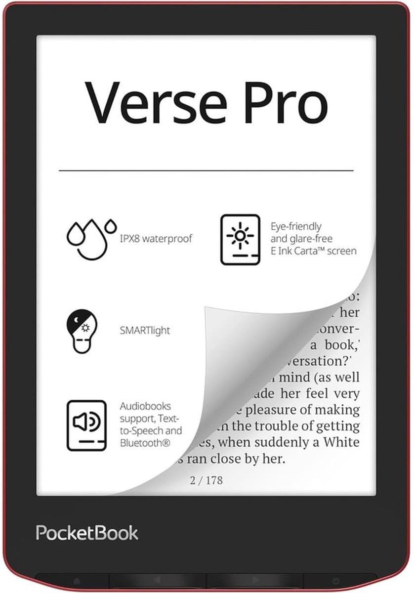 PocketBook eReader - Verse Pro - Passion Red — afbeelding 1