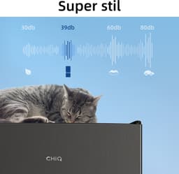 CHiQ FBM157L42 - Koel-vriescombinatie - 157 Liter - Low Frost - Hoogte 144 cm - 12 jaar garantie op compressor — thumbnail 13