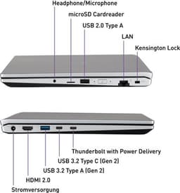 Terra Mobile 1551R 15.6" FullHD laptop - Intel Core i7-1355U - 32GB - 4.0TB M.2 SSD - Iris Xe Graphics - Windows 11 Pro — thumbnail 5
