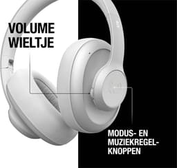 Fresh 'n Rebel Clam Ace – Draadloze Bluetooth Koptelefoon met Active Noise Cancelling - 60 uur Speeltijd - Met volume wiel - Ice Grey — thumbnail 2