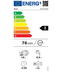 Bosch SPS2HKW58E - Serie 2 - Vrijstaande Vaatwasser - Wit — thumbnail 13