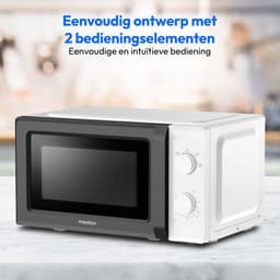 Medion Life Magnetron MD11475 - 700 W vermogen - 20 L inhoud - 5 magnetronstanden - ontdooifunctie - timerfunctie — thumbnail 7