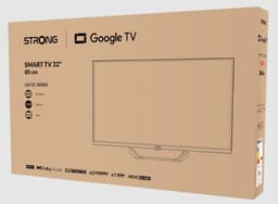 STRONG - TV 32'' (80 cm) HD SRT32HG6733C - Slimme Google TV - Wifi - Chromecast - Google Assistant - 2 HDMI Poorten (1 ARC) + USB Multimedia + AV + Terrestrial/Sat — thumbnail 3