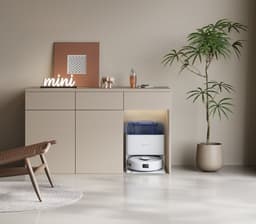 ECOVACS - DEEBOT Mini Blauw - compacte Robotstofzuiger - 9.000 Pa zuigkracht- Zelfreinigende Robotstofzuiger met Warmwater – Dweilsysteem - Automatisch Leegstation - Geschikt voor dierenharen — thumbnail 14