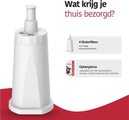 4x Eccellente Waterfilters voor Sage Barista Express - SES008 & BES008 Espressomachine - 4 stuks - voor Koffiemachines - Oracle - Dual Boiler - Solis - Duo Temp - Bambino Plus - 12 maanden gefilterd water — thumbnail 5