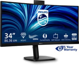 Philips 3000 series 34B2U3600CH/00 computer monitor 86,4 cm (34") 3440 x 1440 Pixels Wide Quad HD LCD Zwart — thumbnail 8
