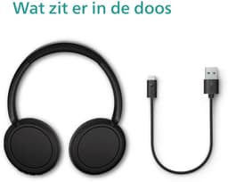 PHILIPS TAH5209BK lichtgewicht On Ear draadloze Bluetooth Headphones met Passive Noise Isolation - 65 uur afspeeltijd, natuurlijk geluid, heldere gesprekken, dynamische bass, 2 uur USB-laden - Zwart — thumbnail 8