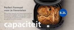 Philips 3000 series NA330/00 - Airfryer - 6,2L - 1700W - Zwart — thumbnail 3