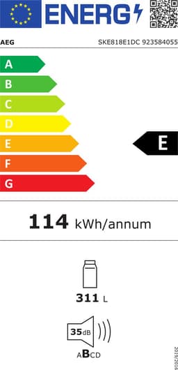 AEG SKE818E1DC - Inbouw koelkast — thumbnail 2