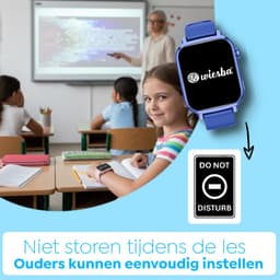 Wiesba WB13 Pro - smartwatch kinderen - gps horloge kind - kinderhorloge bellen - gps tracker kinderhorloge - kinderhorloge met gps - kinderhorloge - Blauw — thumbnail 15