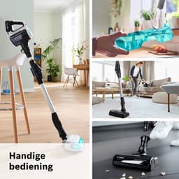 Bosch Unlimited 7 - Steelstofzuiger met dweilfunctie – Draadloos en zonder zak – Vacuum Cleaner – ProHygienic Aqua – BCS71HYG1 — thumbnail 18