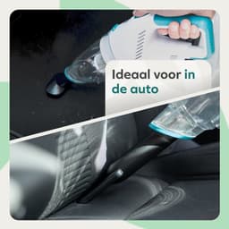 Wellewares - Kruimelzuiger Snoerloos - Handstofzuiger Draadloos - Nat en Droog Zuigen - Groen Wit — thumbnail 10
