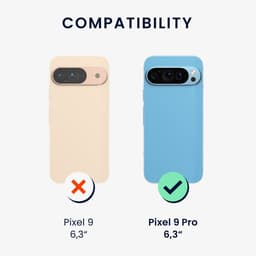 kwmobile metallic telefoonhoesje van TPU - geschikt voor Google Pixel 9 Pro - Flexible case voor smartphone - In metallic arctische bes — thumbnail 8
