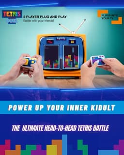Tetris Duel - TV plug & play - 2 wireless controllers - retro gaming — thumbnail 6