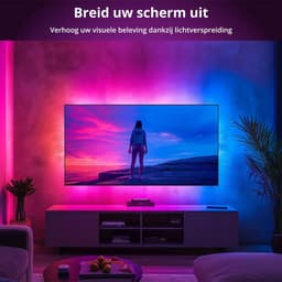 Sync Box HDMI 2.0 Achtergrondverlichting voor TV met LED Strip Beeldsynchronisatie - RGBIC LED-verlichting voor 42–88 inch TV's — thumbnail 2