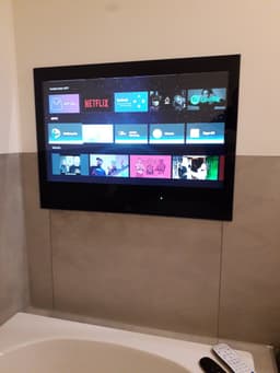 SplashVision® Waterdichte badkamer TV - ESI-27B Android LED Badkamer TV Zwart — thumbnail 9