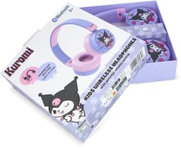 Kuromi - draadloze kinderkoptelefoon - volumebegrenzing - lange batterijduur - microfoon - opvouwbaar - bluetooth — thumbnail 5