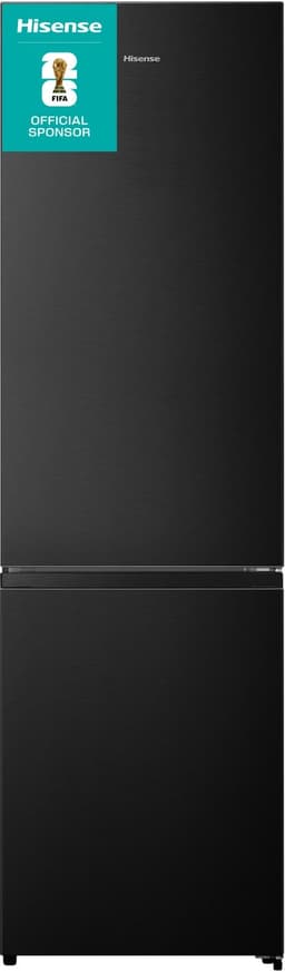 Hisense RB440N4AFA, Koelkast met A Energielabel - Koel-vriescombinatie - No Frost - Zwart- Multi-Air Flow - Fast Freeze - 35dB (A) -Inverter Compressor - 336 Liter — thumbnail 1